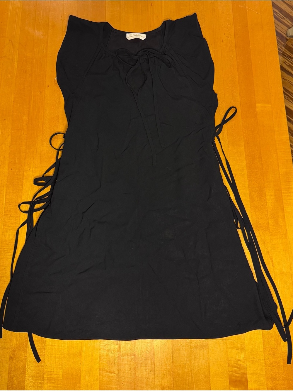 Chloé Black Sleeveless Dress with Side Tie